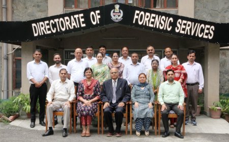 फोरेंसिक साईंस लैब जुन्गा में ड्रग विश्लेषण पर कार्यशाला आयोजित