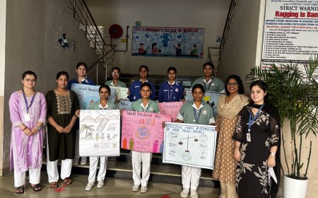 विश्व जनसंख्या दिवस पर माता पद्मावती कॉलेज ऑफ नर्सिंग, नाहन में विभिन्न जागरूकता गतिविधियों का आयोजन