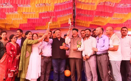 शिक्षा मंत्री रोहित ठाकुर ने शिलाई में छात्रा कबड्डी खेल छात्रावास का किया लोकार्पण