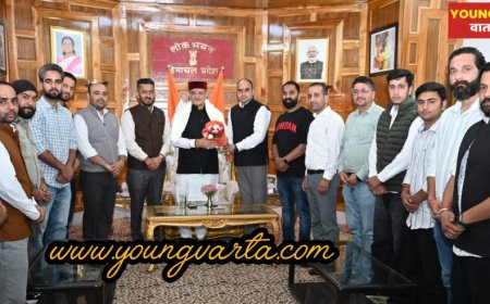 प्रदेश महामंत्री सुशील कड़शोली के नेतृत्व में राज्यपाल कवीन्द्र गुप्ता से शिष्टाचार भेंट