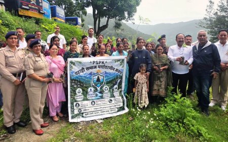 जुन्गा और कजेवड़ा में रोपित किए  250 विभिन्न प्रजातियों के पौधे