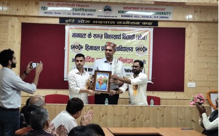 राष्ट्र निर्माण के लिए सकारात्मक छात्र सक्रियता आवश्यक : प्रो. संजय शर्मा
