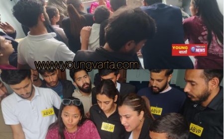 छात्रावासों में अव्यवस्था पर अखिल भारतीय विद्यार्थी परिषद का प्रहार: अध्यादेशों की अवहेलना तत्काल बंद करे प्रशासन