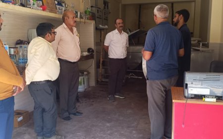 नाबार्ड के महाप्रबंधक ने पशु विकास केन्द्र पिपलूघाट का किया दौरा
