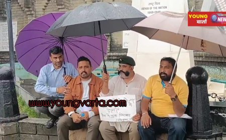 शिमला रिज पर दिल्ली में प्रदर्शनकारियों पर लाठीचार्ज के ख़िलाफ शांतिपूर्ण प्रदर्शन, निष्पक्ष जांच कर दोषियों को सजा की मांग 