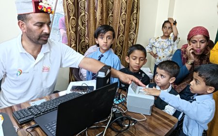 पीरन में आयोजित शिविर में  नए व अपडेट किए 33 आधार कार्ड