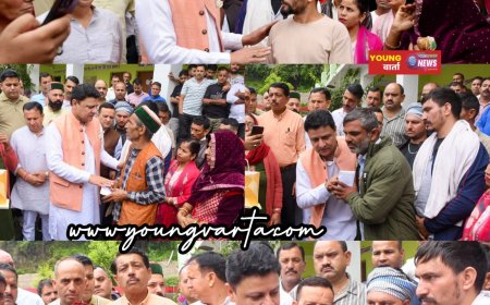 ग्राउंड जीरो पर पहुंचे विधायक सुधीर शर्मा, बोह आपदा पीड़ितों के लिए बने सहारा