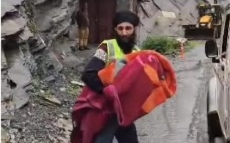 भूस्खलन के बीच NHAI बना देवदूत, ऑक्सीजन सपोर्ट पर 7 माह के शिशु की बचाई जान