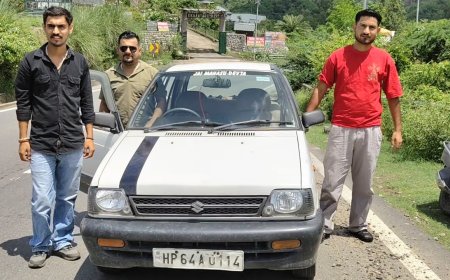 नाहन-कालाअंब हाईवे पर इंसानियत की मिसाल, तीन युवकों ने बीच रास्ते फंसी युवतियों की मदद की