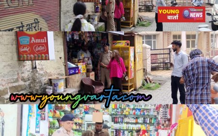 तंबाकू मुक्त अभियान के तहत नाहन में दुकानों पर छापेमारी, विभिन्न विभागों की संयुक्त टीम ने दुकानों में दी दबिश