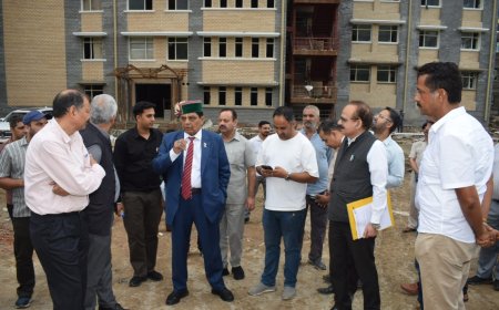 सोलन में निर्माणाधीन अस्पताल बनेगा समूचे क्षेत्र की लाईफ लाईन - डॉ. शांडिल