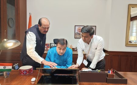 हिमाचल के सड़क नेटवर्क को नई गति देने के लिए केंद्र सरकार प्रतिबद्ध, राष्ट्रीय राजमार्गों पर हुई विस्तृत चर्चा : हर्ष महाजन