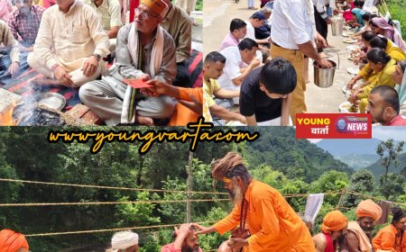 संतों के सानिध्य मे सिरमौर नहर बाग मे धूमधाम से मनाया गया गुरु पूर्णिमा पर्व