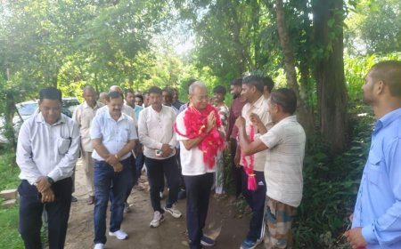 बरसात के बाद पक्की करवाई जाएगी डूग्घा के गांव बसंदेहड़ा (लाहड़) की सड़क : सुनील शर्मा बिट्टू