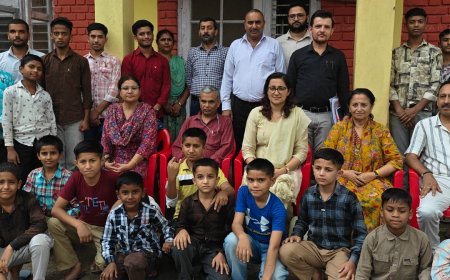 सिरमौर के आदर्श बाल निकेतन का त्रैमासिक निरीक्षण, बच्चों की सुविधाओं और स्वास्थ्य व्यवस्थाओं का लिया जायजा