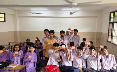 अखिल भारतीय विद्यार्थी परिषद संस्कृत महाविद्यालय नाहन इकाई ने  चलाया सदस्यता अभियान