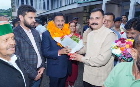 उप मुख्यमंत्री मुकेश अग्निहोत्री ने किया डलहौजी प्रस्तावित बस अड्डा स्थल का निरीक्षण