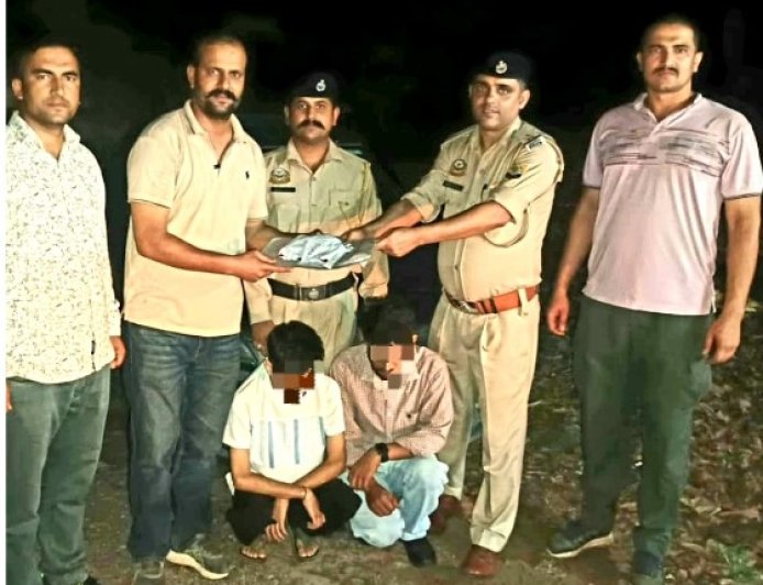 नाहन में 11.85 ग्राम चिट्टा के साथ दो युवक गिरफ्तार, तीन दिन के पुलिस रिमांड पर आरोपी