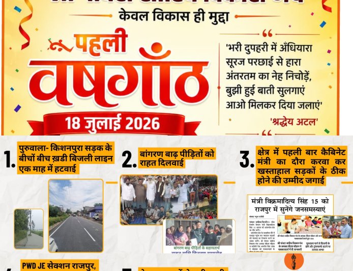 सिरमौर में मुख्यमंत्री सहारा योजना के 270 लाभार्थियों को अप्रैल से जून तिमाही की सहायता राशि जारी