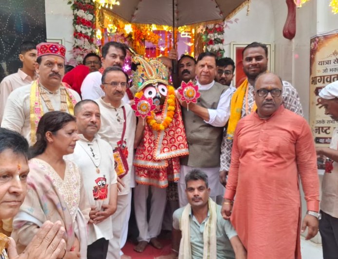 भगवान श्री जगन्नाथ जी की रथ यात्रा हमारी सनातन संस्कृति, आस्था और सामाजिक समरसता का जीवंत प्रतीक : डॉ. राजीव बिंदल