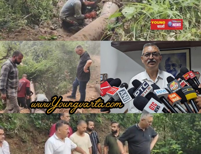 जल्द बहाल होंगी गिरी पेयजल योजना , विधायक अजय सोलंकी ने योजना कार्य का लिया जायजा 