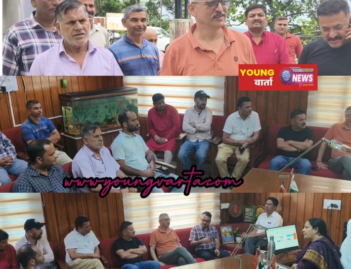 बनोग धारकयारी कांशिवाला सड़क निर्माण कार्य रुका , विधायक की अगुवाई में ग्रामीणों ने डीसी से की मुलाकात 