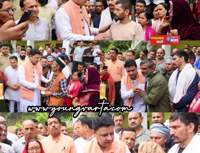 ग्राउंड जीरो पर पहुंचे विधायक सुधीर शर्मा, बोह आपदा पीड़ितों के लिए बने सहारा