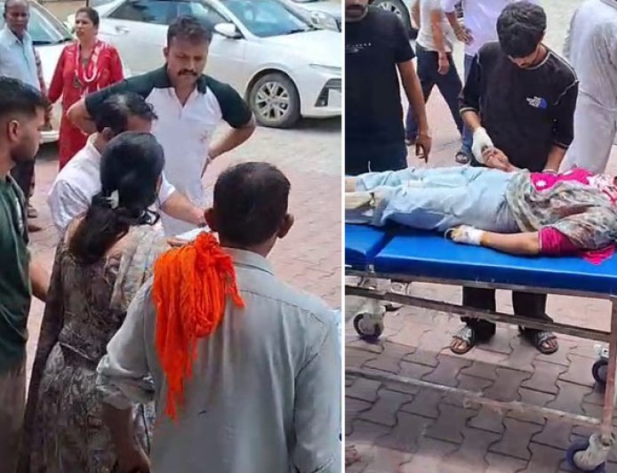 अंब के पंजोआ में सडक़ हादसे में बाइक सवार भाई-बहन की मौत, महिला घायल