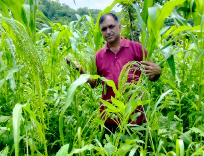 हरनेड के किसान ललित कालिया ने प्रस्तुत की मिश्रित खेती की मिसाल