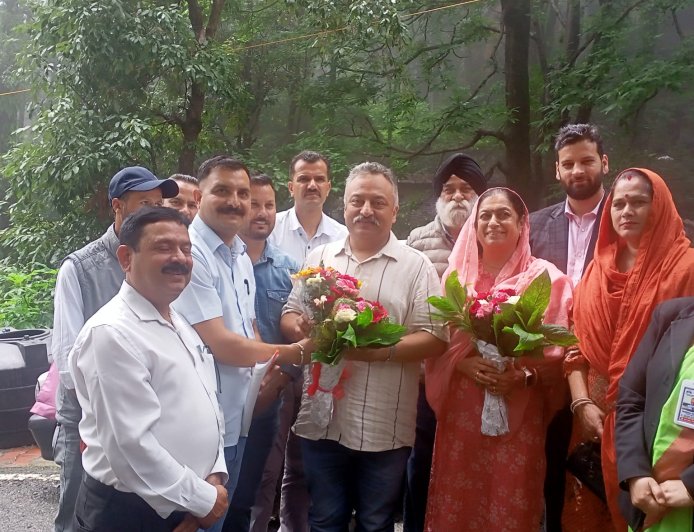 शिक्षा मंत्री रोहित ठाकुर ने किया राजकीय वरिष्ठ माध्यमिक विद्यालय डलहौजी का निरीक्षण