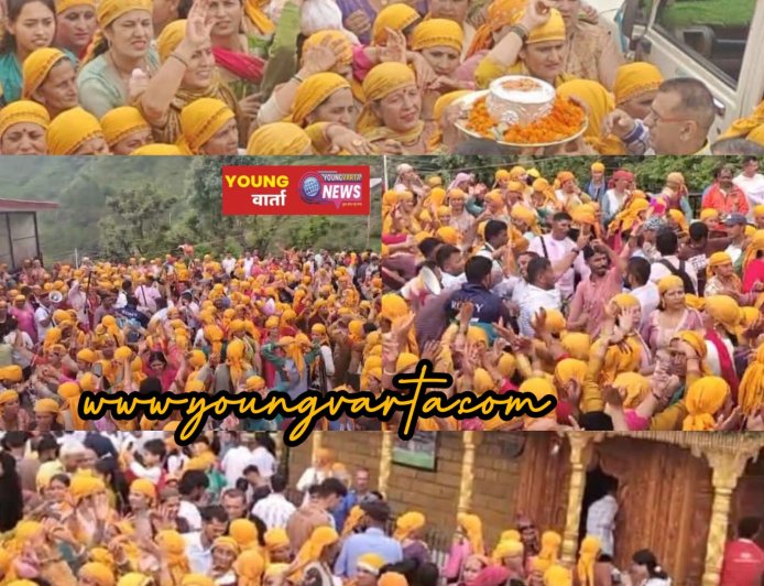 गुरु पूर्णिमा पर उमड़ी आस्था: 22 गांवों की 1500 सेवगटी ने महासू महाराज को भेंट किए चांदी के दो देव चिन्ह ‘डोरिया’