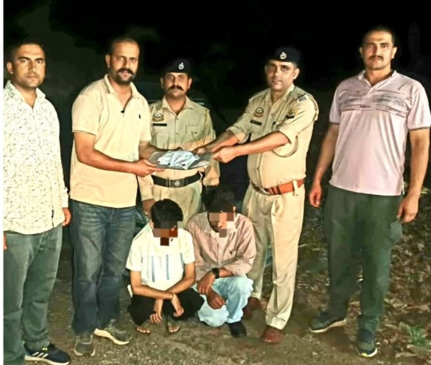नाहन में 11.85 ग्राम चिट्टा के साथ दो युवक गिरफ्तार, तीन दिन के पुलिस रिमांड पर आरोपी
