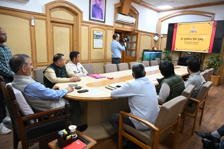 मुख्यमंत्री ने सुजानपुर के अंसला में नवनिर्मित 33/11 के.वी. विद्युत उपकेंद्र का शुभारंभ किया