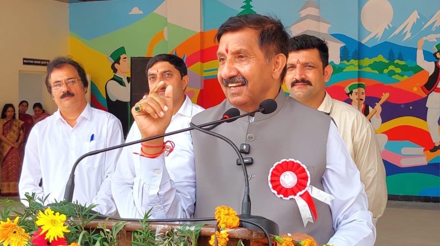 शिक्षा और समग्र विकास का आदर्श मॉडल बन रही हरोली : मुकेश अग्निहोत्री