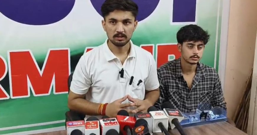 जिला में चल रहा है एनएसयूआई का छात्र गूंज कार्यक्रम, NSUI के जिलाध्यक्ष मनदीप ठाकुर नाहन में मीडिया से हुए रूबरू