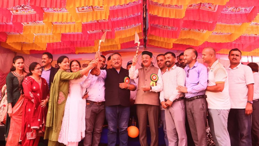 शिक्षा मंत्री रोहित ठाकुर ने शिलाई में छात्रा कबड्डी खेल छात्रावास का किया लोकार्पण