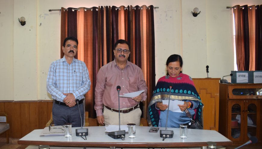 सोलन : ज़िला परिषद के अध्यक्ष व उपाध्यक्ष निर्वाचित