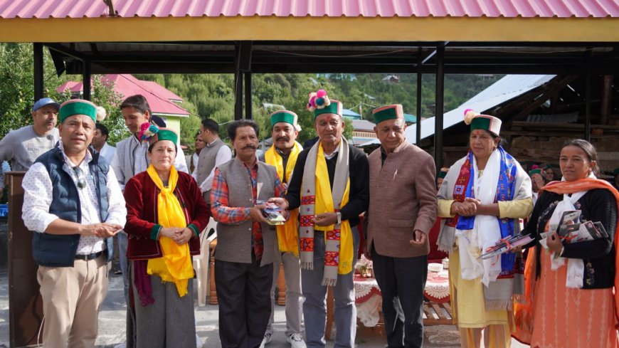 राजस्व मंत्री ने कल्पा विकास खंड की कोठी, पूर्वनी पंचायतों का किया दौरा