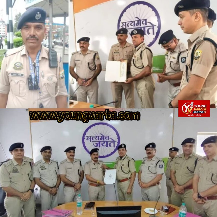 उत्कृष्ट सेवाओं के लिए हिमाचल पुलिस के  चार  जवान सम्मानित , डीजीपी डिस्क अवॉर्ड से नवाजे गए