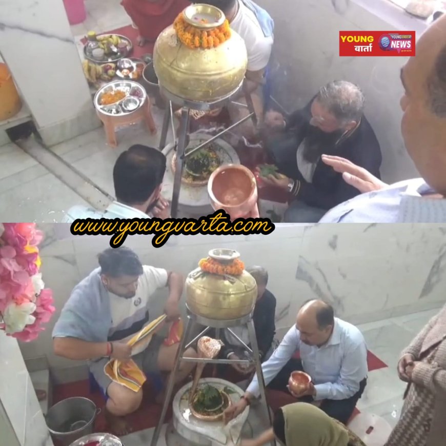 भगवान भोले के जयकारों से गूंजे शिवालय , श्रावण मास के पहले सोमवार को सैकड़ों भक्त पहुंचे शिव मंदिर