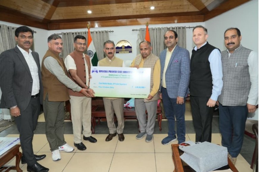 मुख्यमंत्री ने दुर्गेश अरण्य अंतरराष्ट्रीय प्राणी उद्यान के लिए थीमैटिक गार्डन परियोजना का शुभारंभ किया