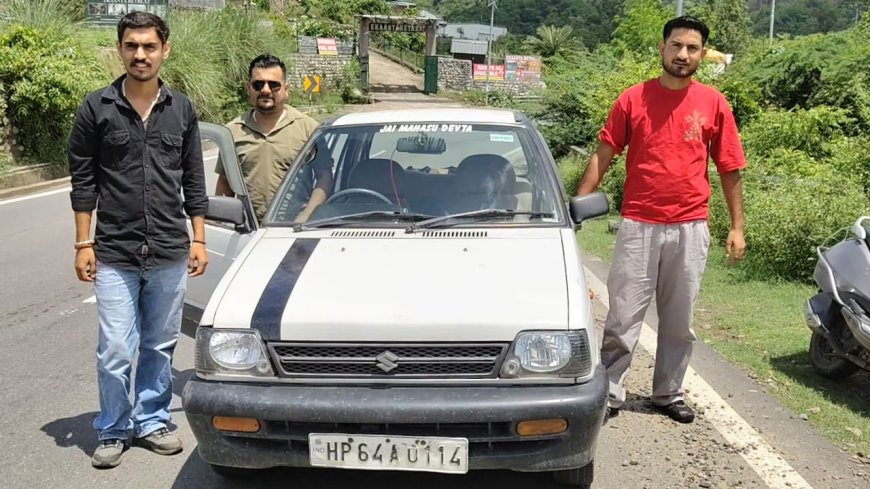 नाहन-कालाअंब हाईवे पर इंसानियत की मिसाल, तीन युवकों ने बीच रास्ते फंसी युवतियों की मदद की