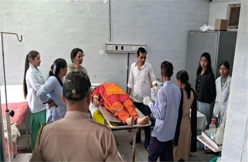 पानी पीने के लिए रुके परिवार पर अचानक गिरी चट्टान, 1 महिला की मौत 7 घायल