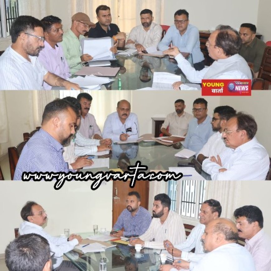 शिलाई विस क्षेत्र के विकास कार्यों को गति देने के लिए उद्योग मंत्री ने की विभागीय समीक्षा