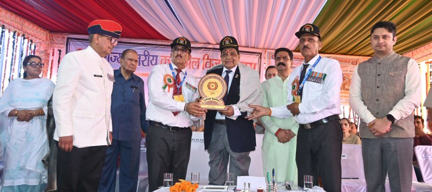 राज्य स्तरीय समारोह में कारगिल व अन्य युद्धों में वीरगति प्राप्त जवानों के परिजन किए सम्मानित