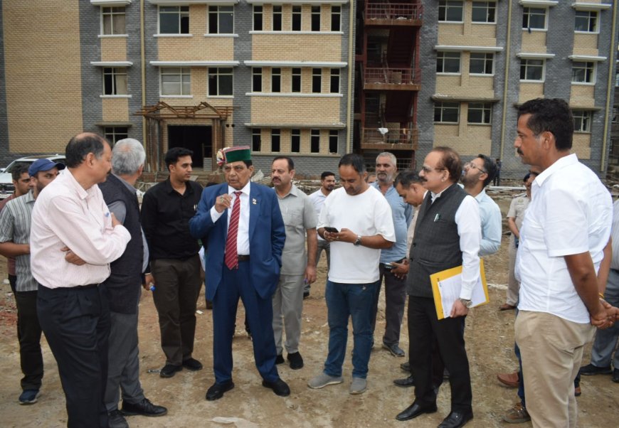 सोलन में निर्माणाधीन अस्पताल बनेगा समूचे क्षेत्र की लाईफ लाईन - डॉ. शांडिल