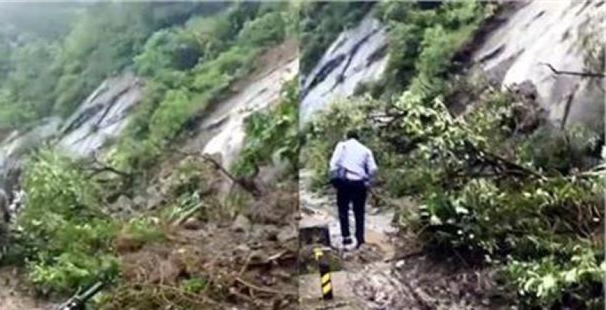 भारी भूस्खलन से कैंची मोड़-नयनादेवी मार्ग बंद, DC ने श्रद्धालुओं के लिए जारी की नई एडवाइजरी