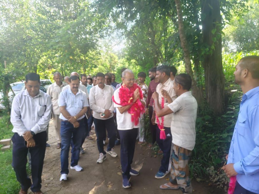 बरसात के बाद पक्की करवाई जाएगी डूग्घा के गांव बसंदेहड़ा (लाहड़) की सड़क : सुनील शर्मा बिट्टू
