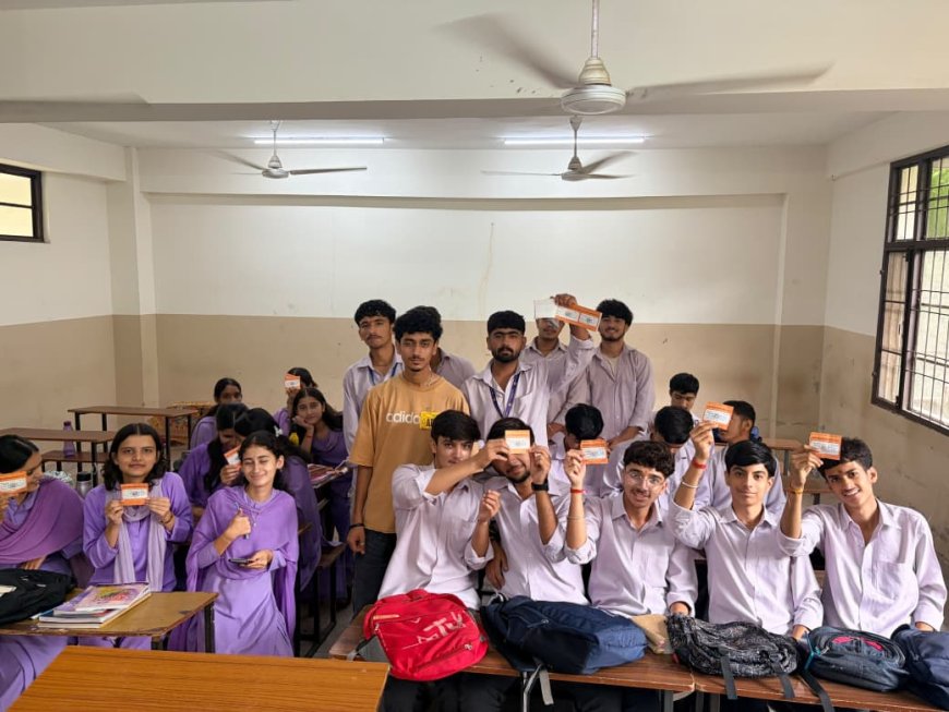 अखिल भारतीय विद्यार्थी परिषद संस्कृत महाविद्यालय नाहन इकाई ने  चलाया सदस्यता अभियान