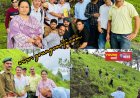 पर्यावरण संरक्षण का संदेश: जिला सोलन पत्रकार संघ ने नेचर रिट्रीट की पहाड़ी पर किया पौधारोपण